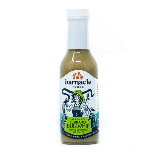 Barnacle Foods Serrano Bullwhip Kelp Hot Sauce | Seafood Harvest